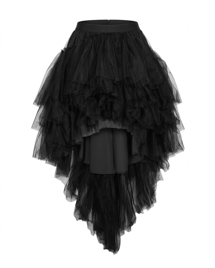 Actitude by Twinset Falda Tul Volantes High-Low