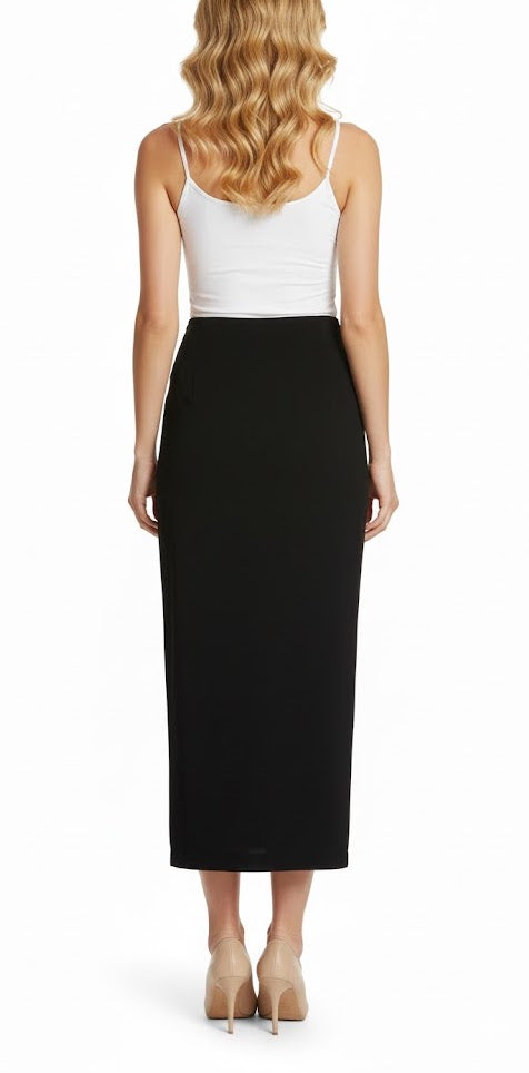 NA-KD Falda Negra con Nudo