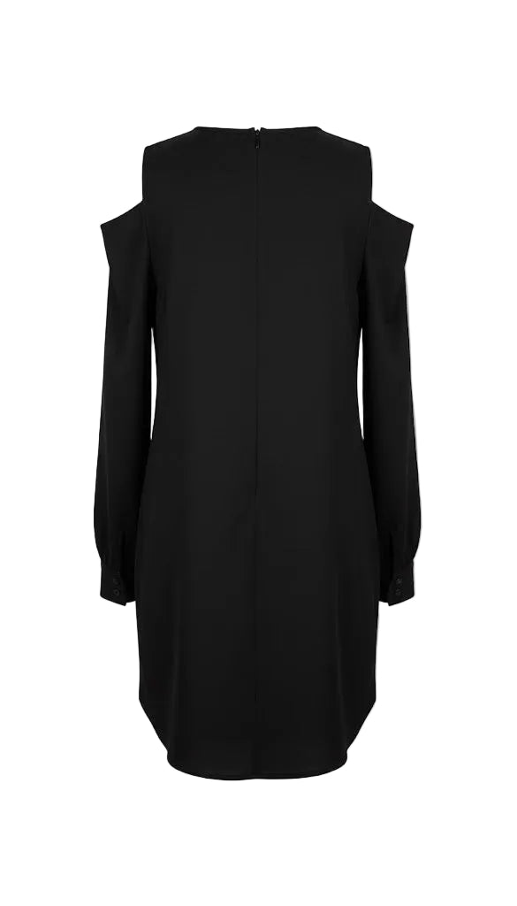 Vestido Negro Cut Out Pinko