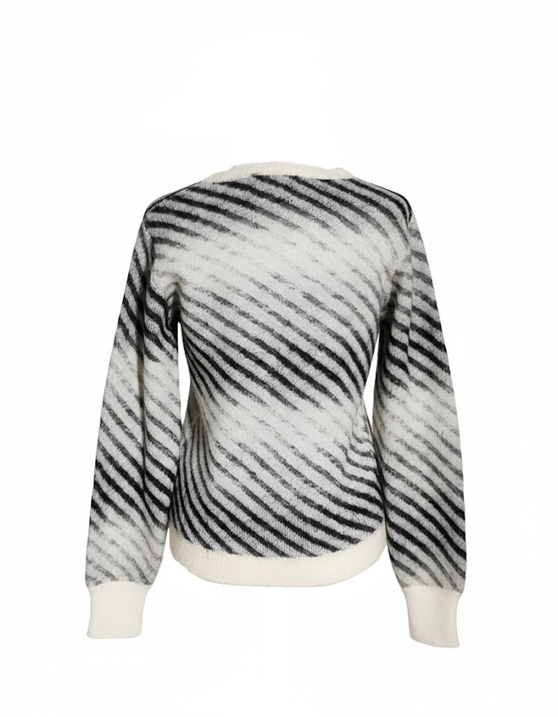 Xandres Jersey Combinado Con Lana