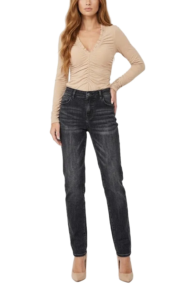 Trash and Luxury Jeans con Detalles de Strass