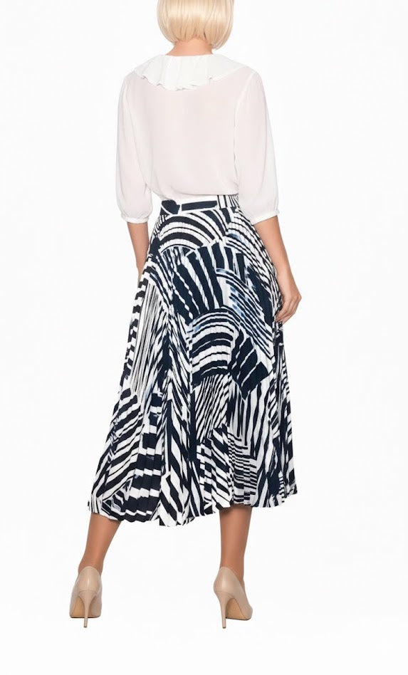 Twin Set Falda Midi Plisada