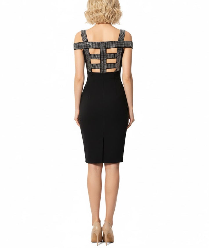 Mexton Vestido Detalles Plateados