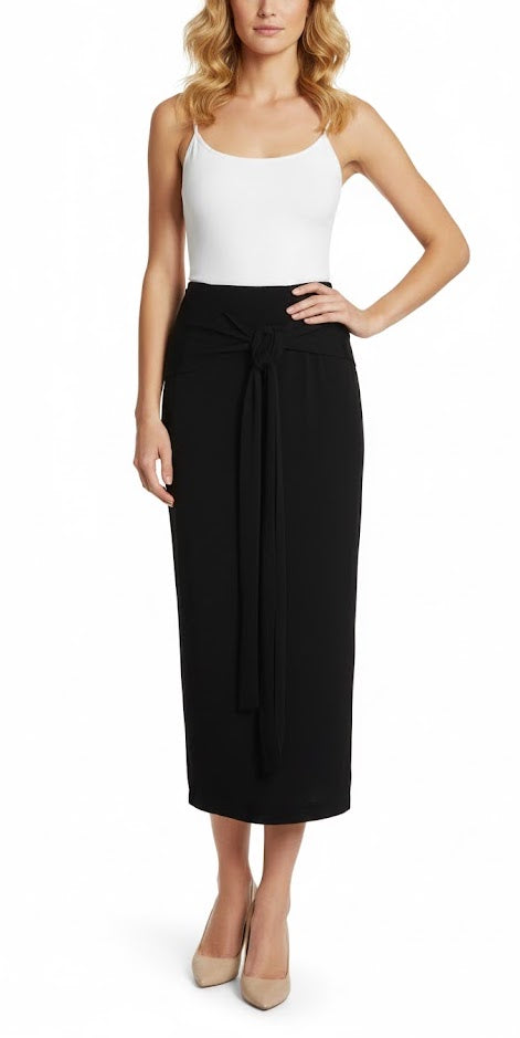 NA-KD Falda Negra con Nudo