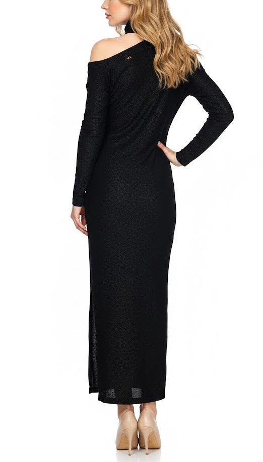 Rinascimento  Vestido de luréx negro