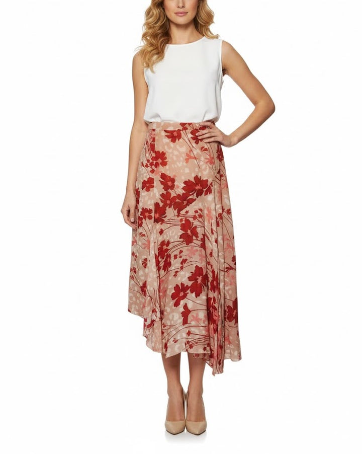 TwinSet  Falda Asimétrica Floral