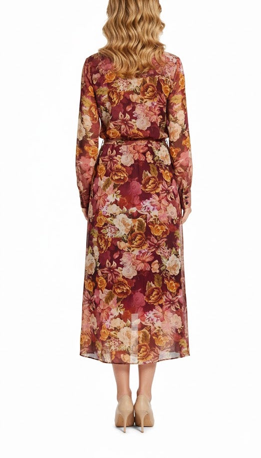 Guess Eco Vestido Lama Floral