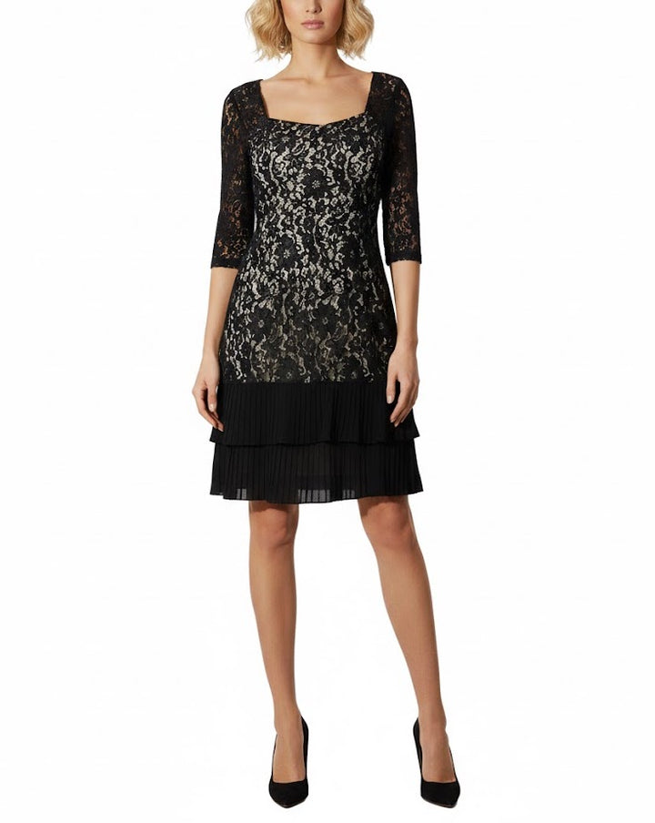 Renascimento Vestido Encaje Floral