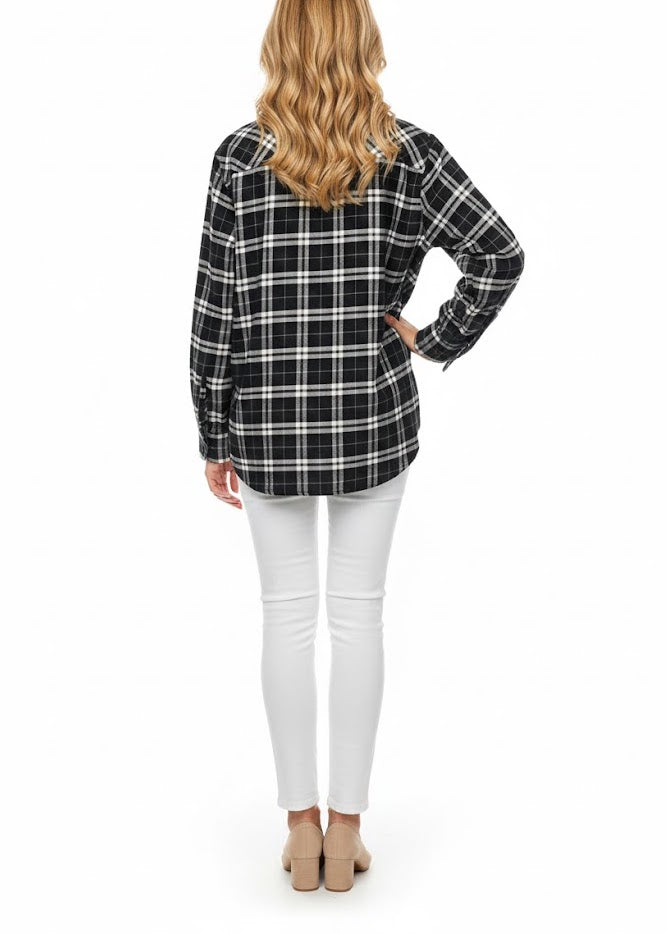 Zadig & Voltaire Camisa Oversize de Cuadros