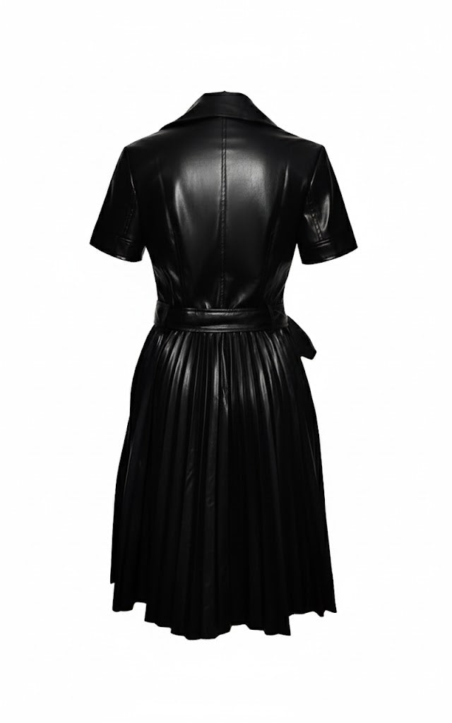 Guess Vestido Livia Efecto Piel