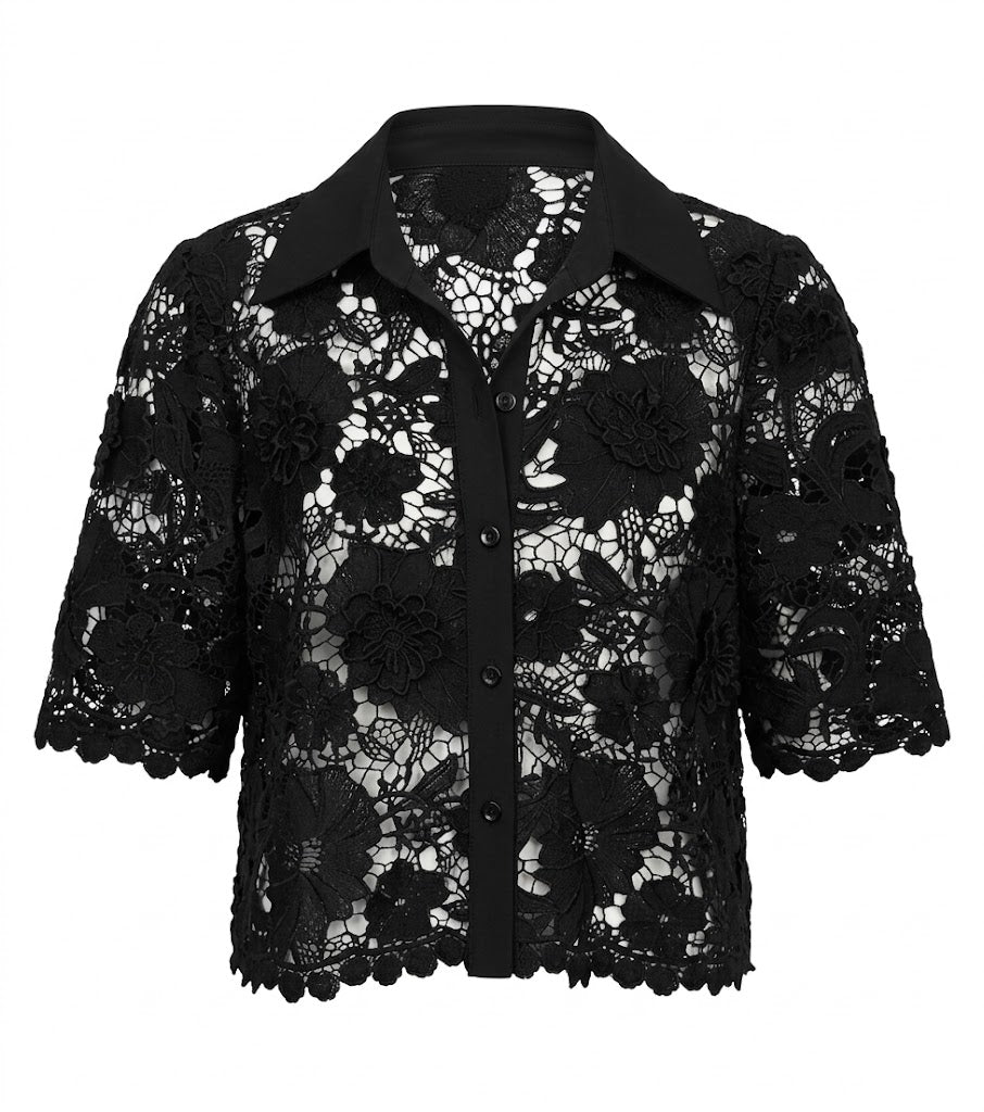 March Studio Blusa Encaje