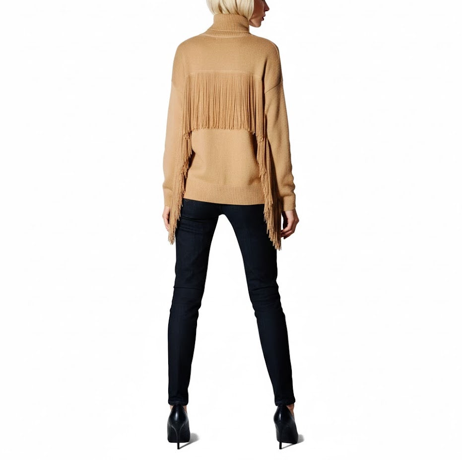 Guess Jersey Flecos Cuello Alto