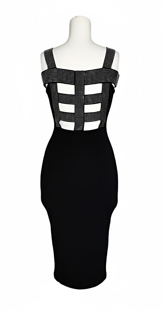 Mexton Vestido Detalles Plateados