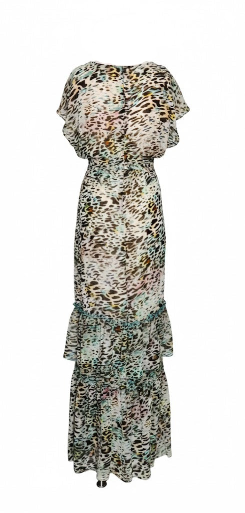 Liu Jo Vestido Largo Animal Print