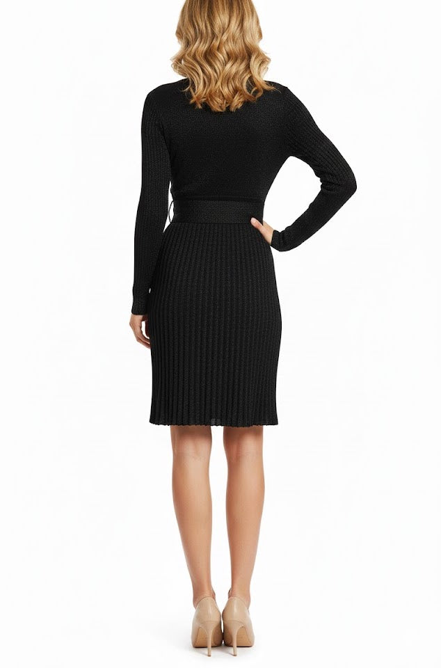 Pinko Vestido Bronce de Lurex
