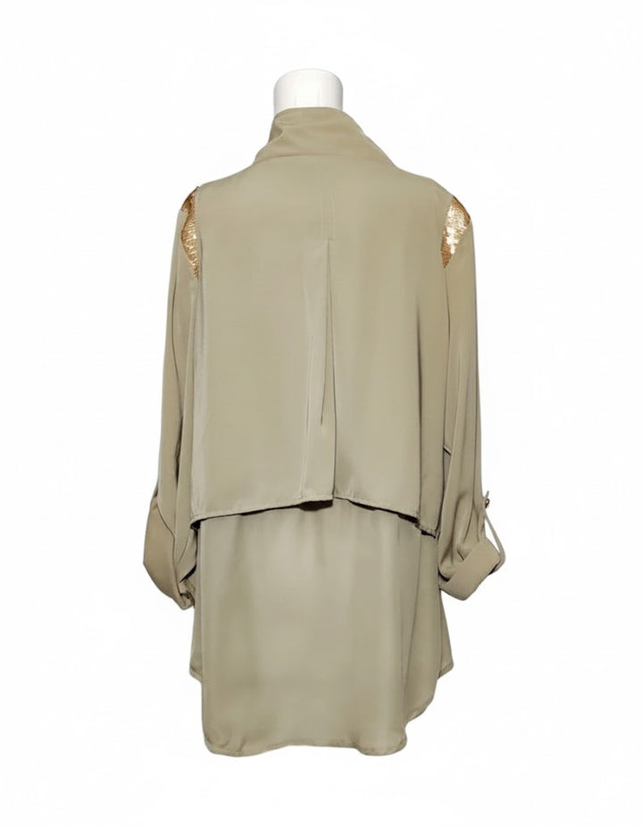 Fracomina Parka Estilo Militar Chic