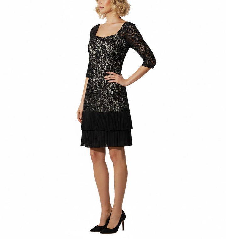 Renascimento Vestido Encaje Floral