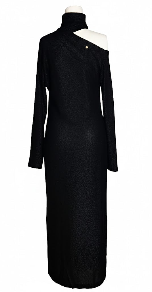 Rinascimento  Vestido de luréx negro