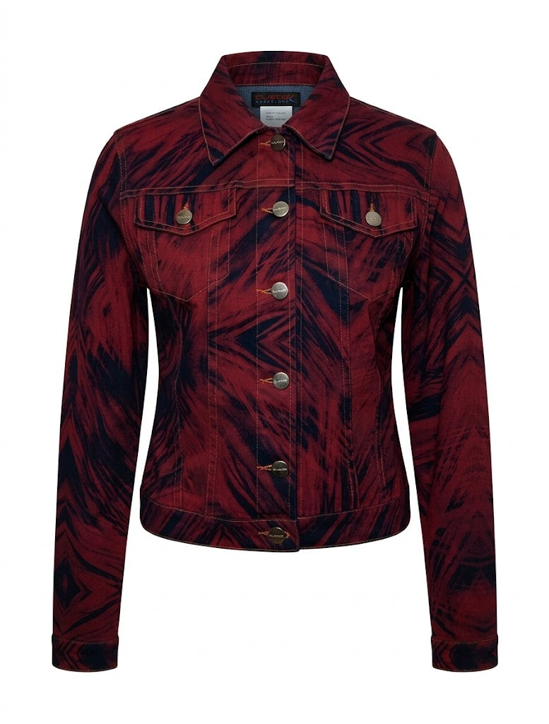 CUSTO Barcelona Chaqueta Denim Estampada