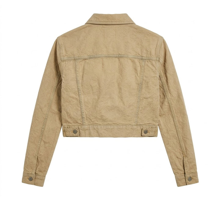 Guess Cazadora Vaquera Beige Fade-Out