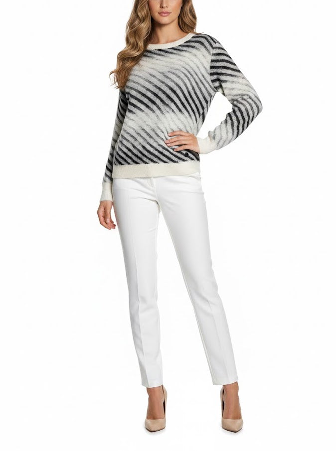 Xandres Jersey Combinado Con Lana
