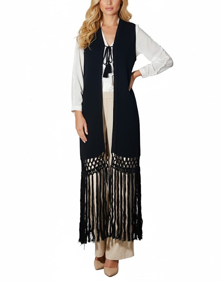 Twinset Chaleco con Flecos