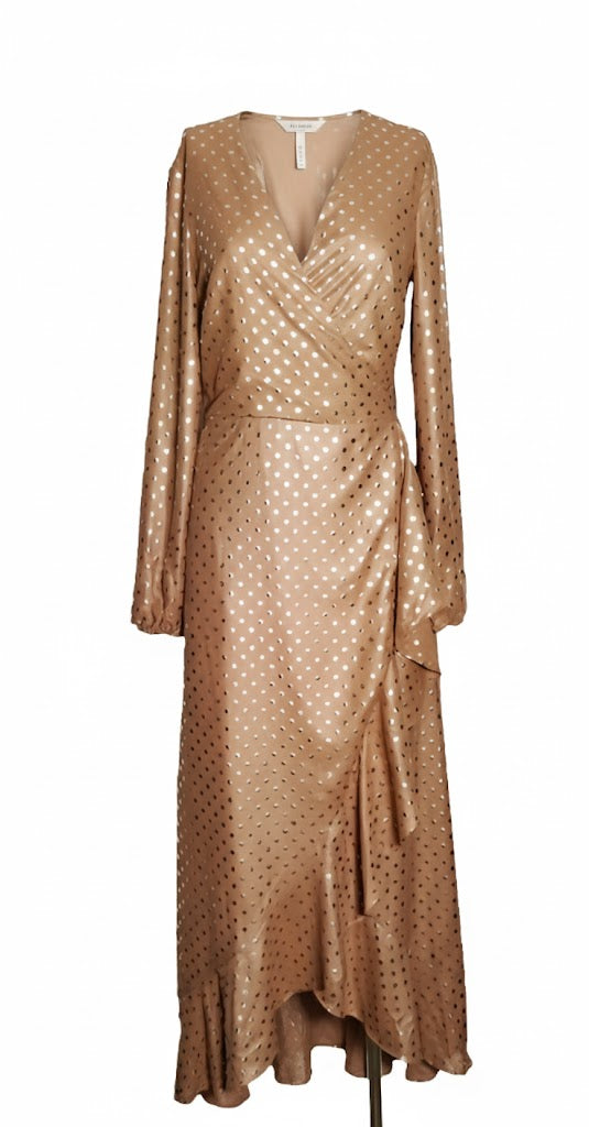 Guess Vestido Lunares Dorados