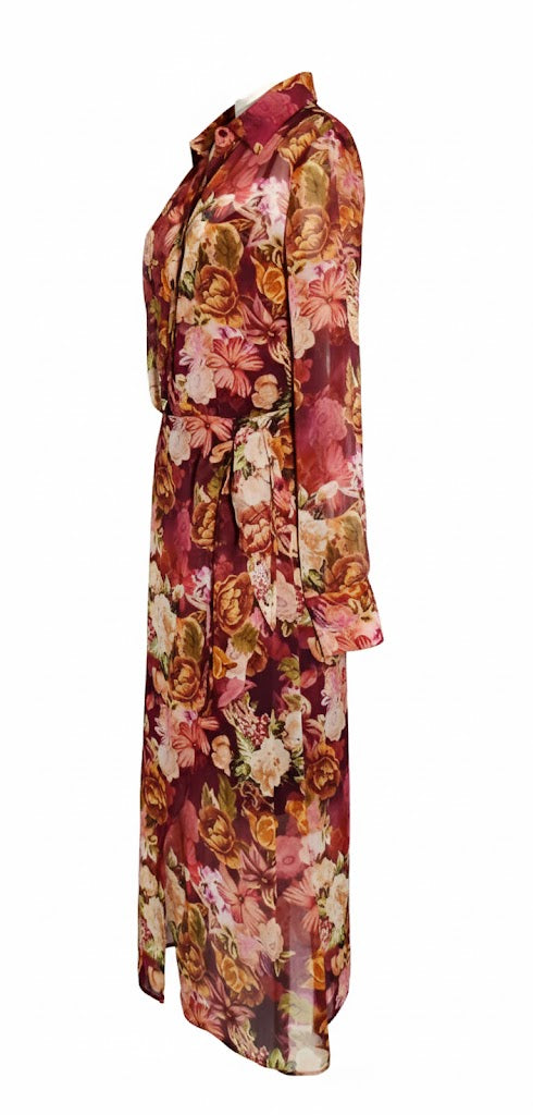 Guess Eco Vestido Lama Floral