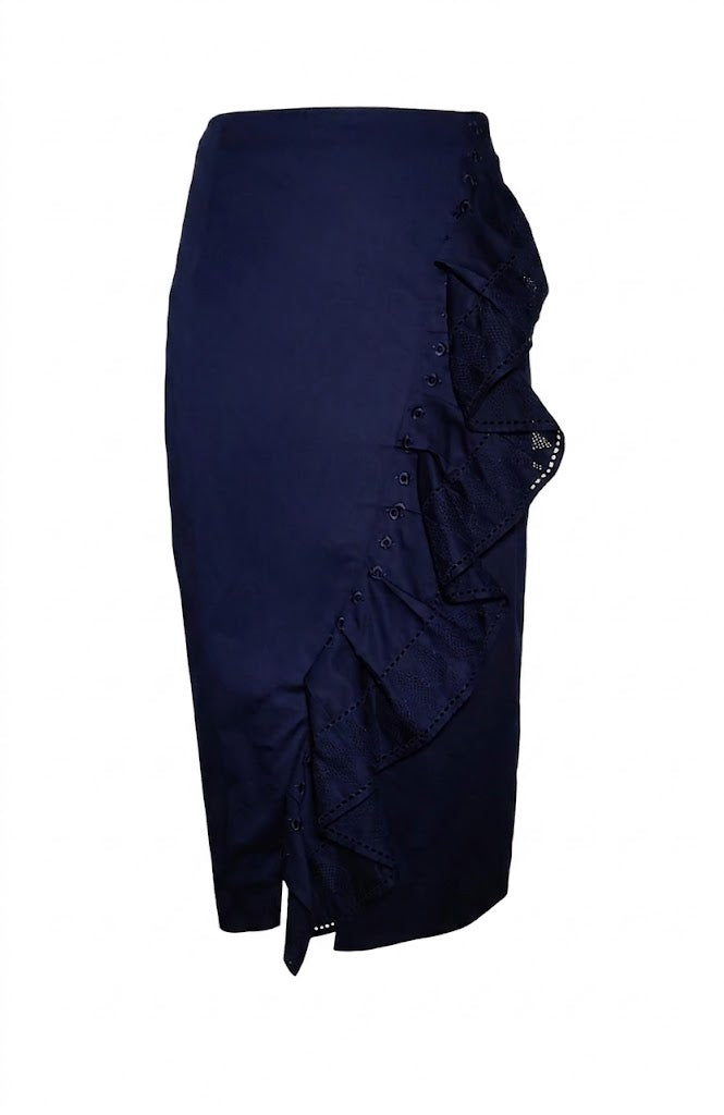 Ted Baker London Falda con Volante Romántico